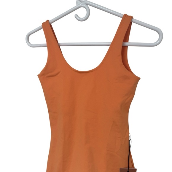 NWT Girlfriend Collective Bike Unitard, Horizon Orange, Size S - Picture 3 of 9